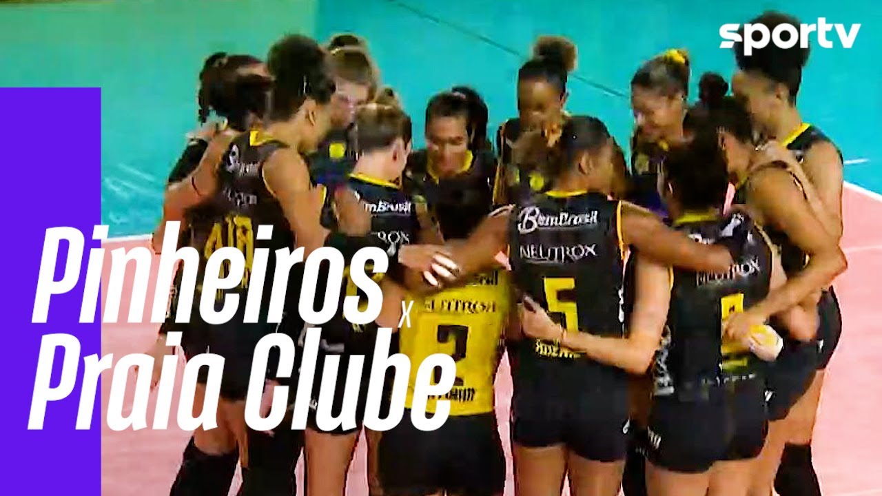 PINHEIROS 0 X 3 PRAIA CLUBE | MELHORES MOMENTOS | SUPERLIGA FEMININA DE VÔLEI