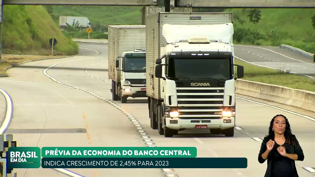 PRÉVIA DO PIB INDICA CRESCIMENTO DE 2,45% EM 2023