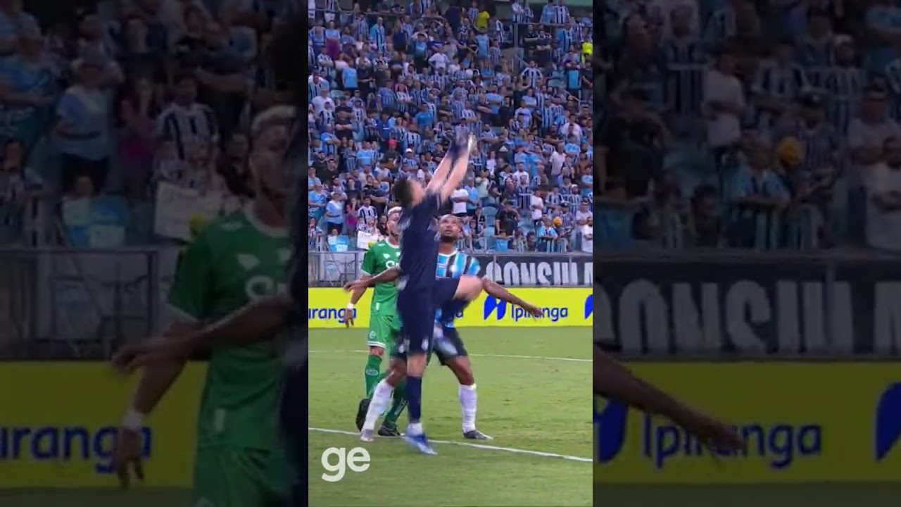 QUASE QUE O GOLEIRO FAZ LAMBANÇA | GRÊMIO X JUVENTUDE | #shorts | ge.globo