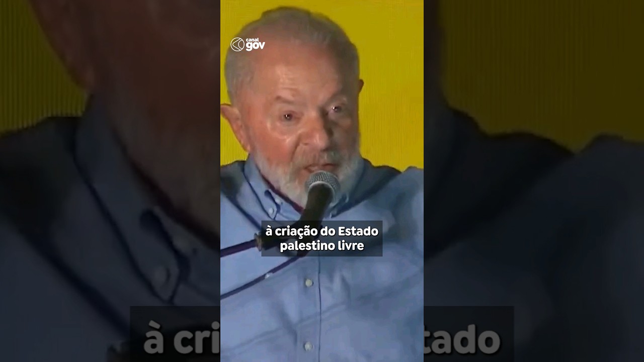 “Quero dizer que sou favorável a criação do Estado palestino livre e soberano.” #palestina #lula