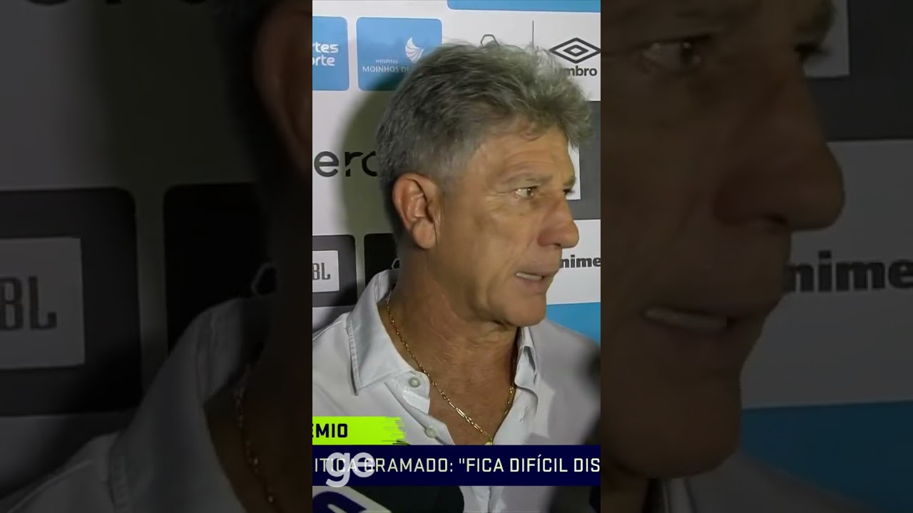 RENATO GAÚCHO MANDOU A REAL | AVENIDA X GRÊMIO | #shorts | ge.globo