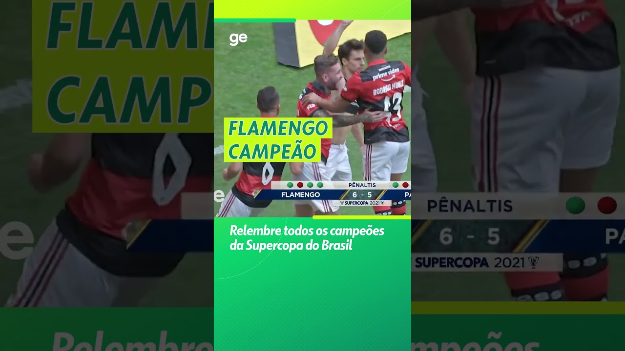 SUPERCOPA DO BRASIL! TODOS OS CAMPEÕES | #shorts | ge.globo