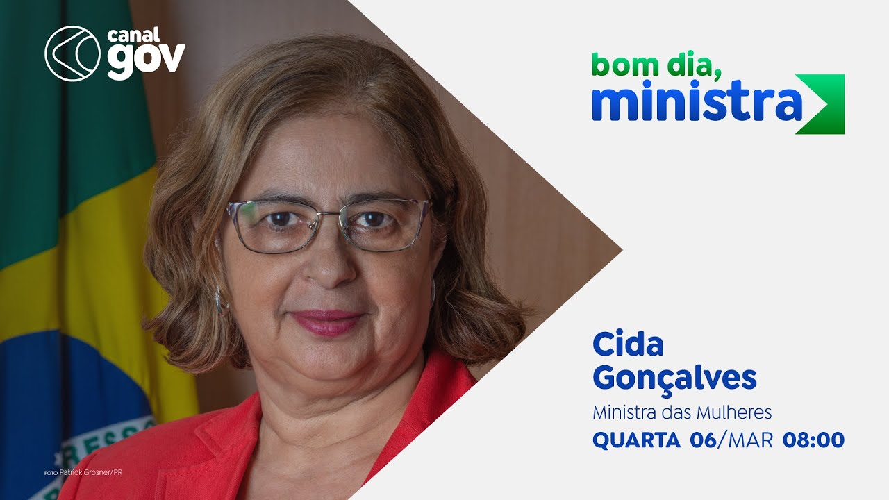 🔴 Bom Dia, Ministra I Cida Gonçalves