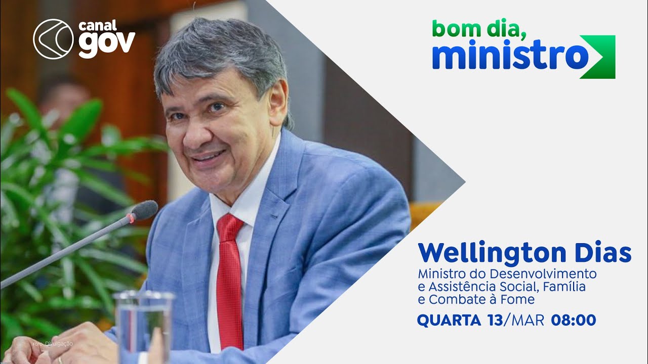 🔴 Bom Dia, Ministro I Wellington Dias