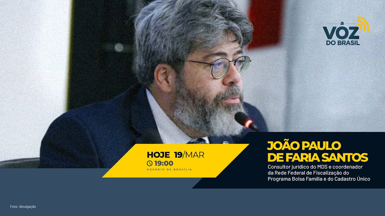 🔴 JOÃO PAULO SANTOS | A VOZ DO BRASIL