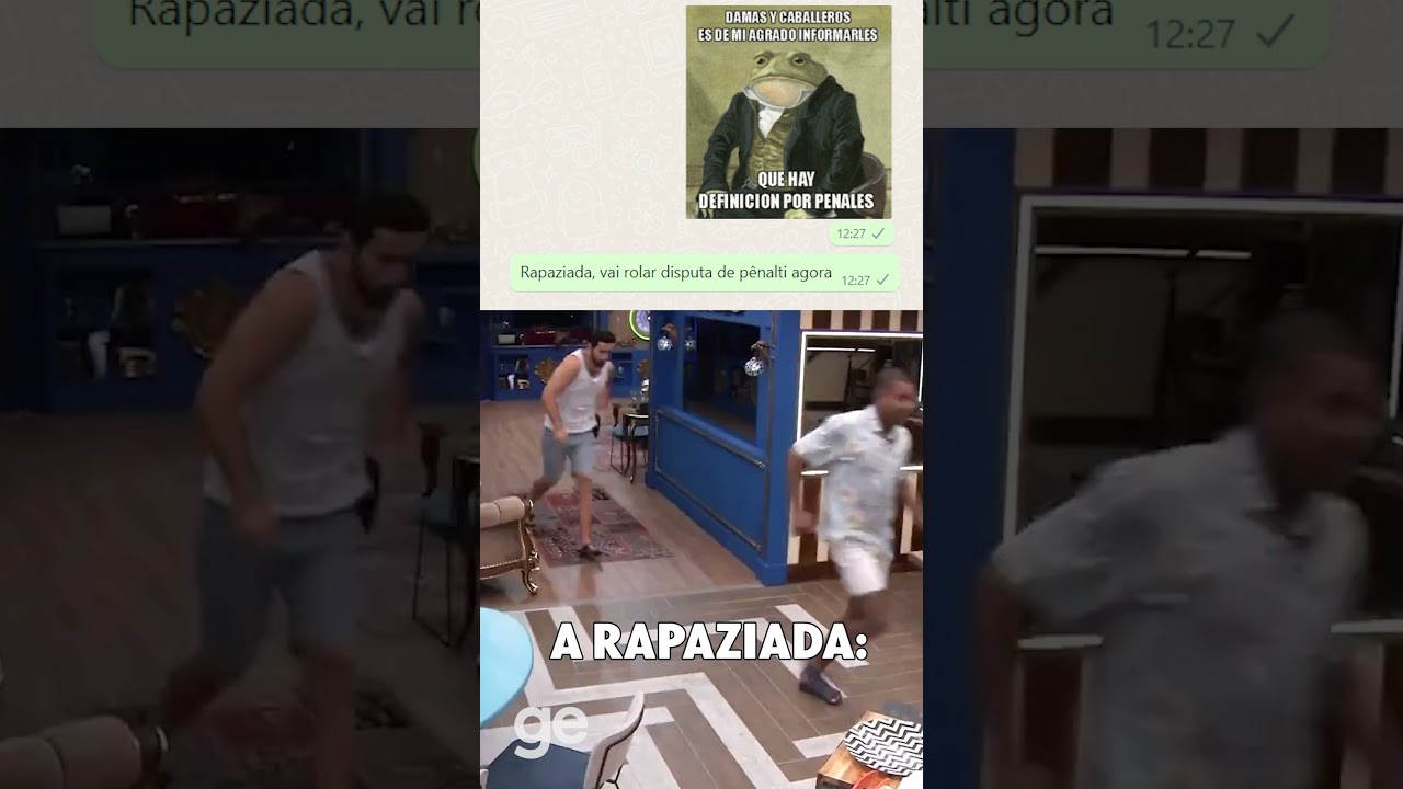 😂 NÃO DÁ PRA PERDER DECISÃO NOS PÊNALTIS | BBB | #shorts | ge.globo