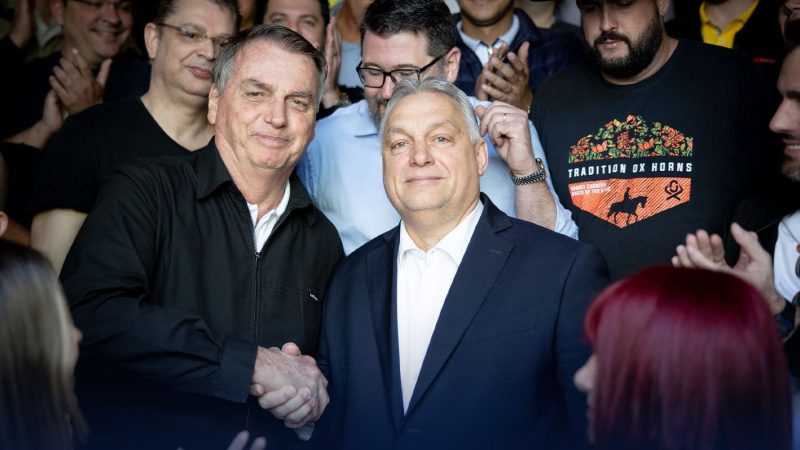 Bolsonaro já esteve três vezes com primeiro-ministro da Hungria
