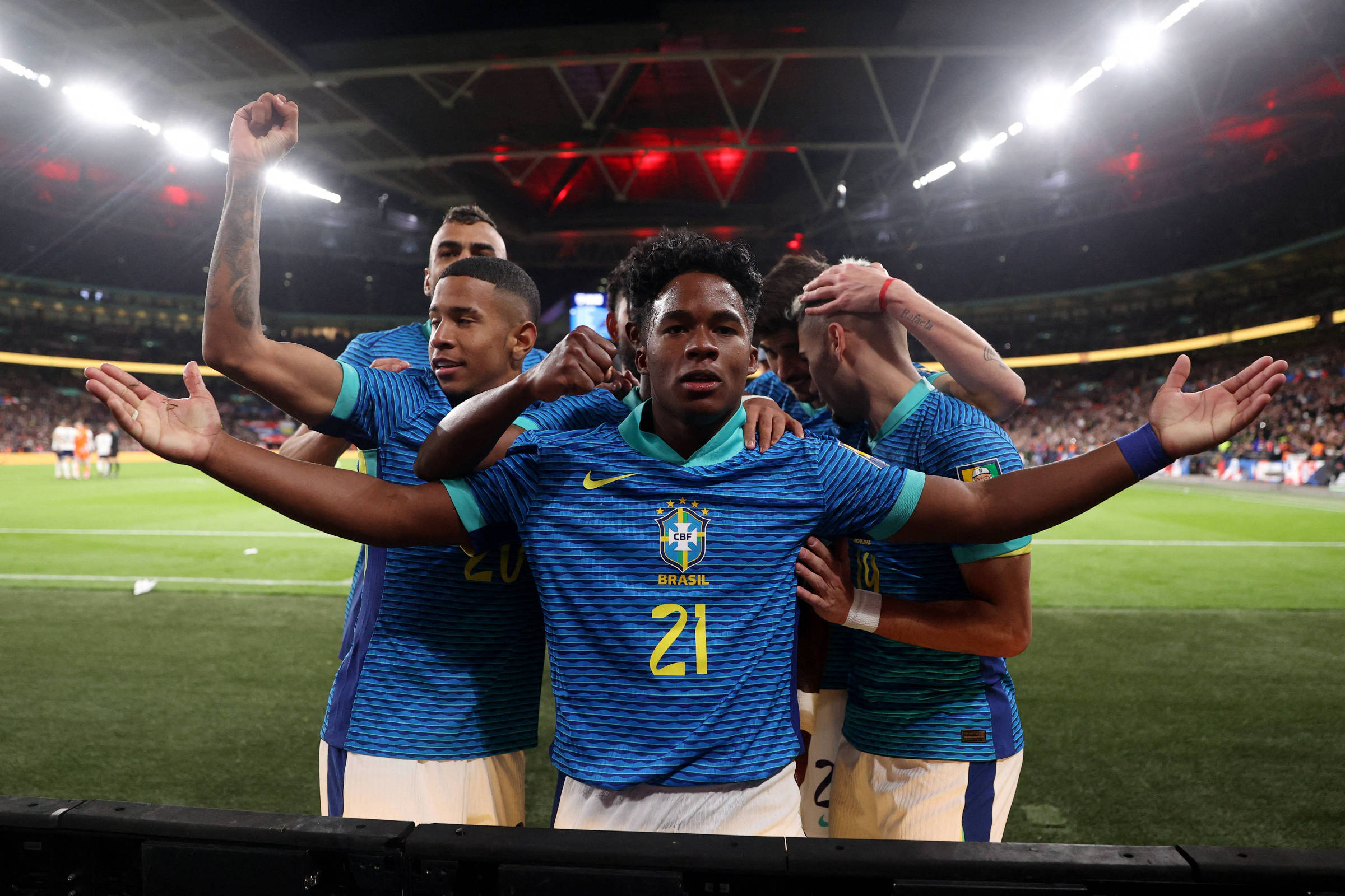 Brasil x Inglaterra: Endrick marca em estreia de Dorival – 23/03/2024 – Esporte