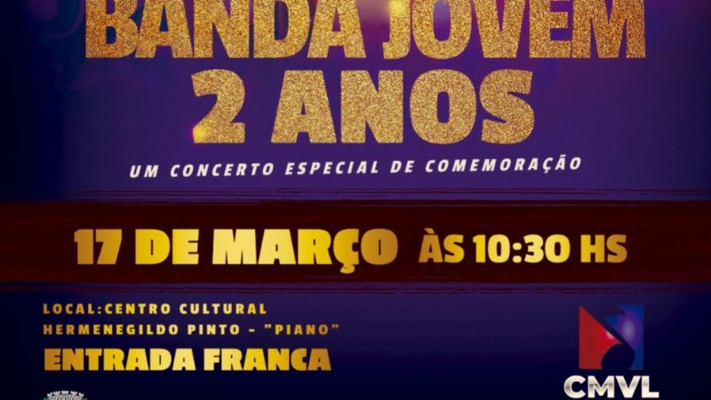 Corporao Villa-Lobos realiza concerto em comemorao aos 2 anos da Banda Jovem