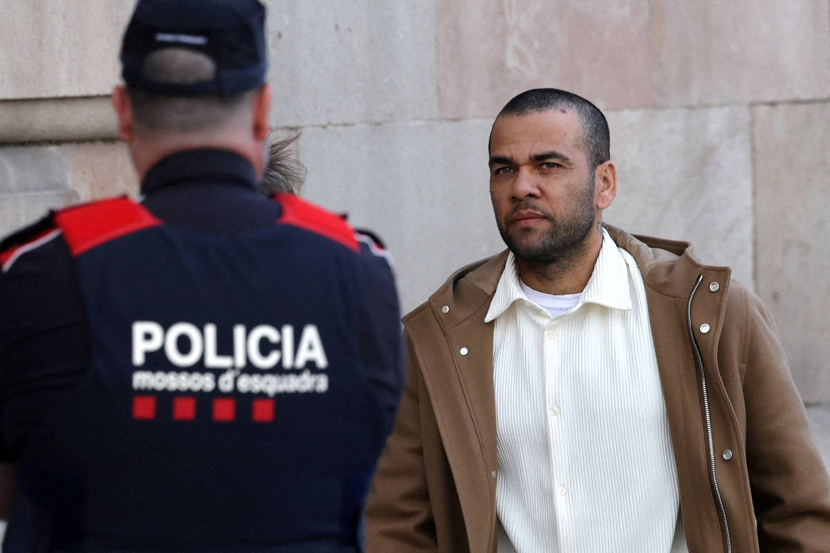 Daniel Alves vai a tribunal após sair da prisão – 28/03/2024 – Esporte