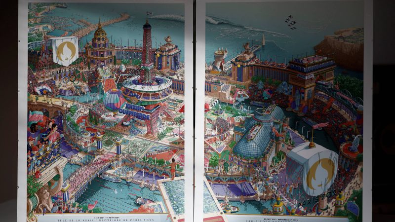 Paris-2024 revela pôsteres oficiais surrealistas – 04/03/2024 – Esporte