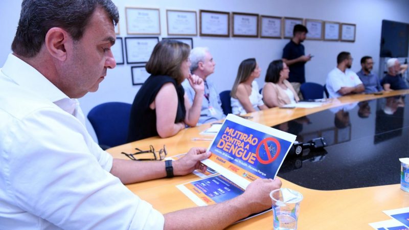 Prefeitura, Fiec e UniMAX anunciam parceria para mutiro contra dengue neste sbado