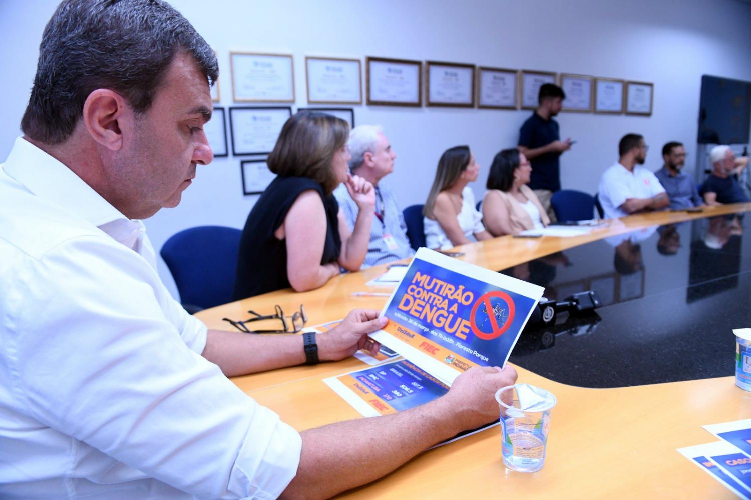 Prefeitura, Fiec e UniMAX anunciam parceria para mutiro contra dengue neste sbado