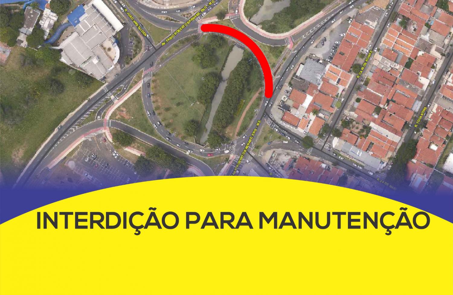 Rotatria do Objetivo ser interditada para manuteno a partir de segunda-feira (01/04)