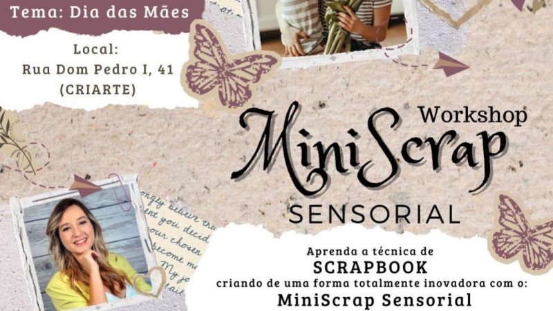 Secretaria de Cultura abre as inscries para workshop de MiniScrap Sensorial