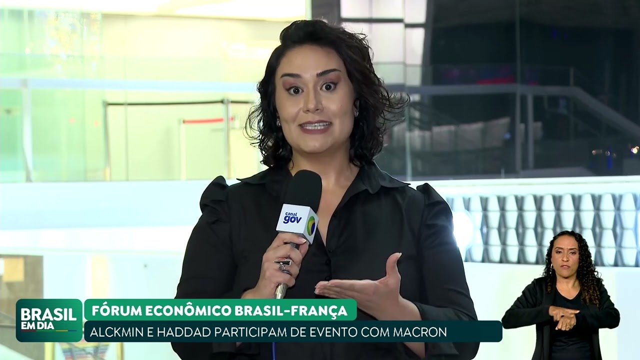 ALCKMIN, HADDAD E MACRON PARTICIPAM DE FÓRUM ECONÔMICO NA SEDE DA FIESP