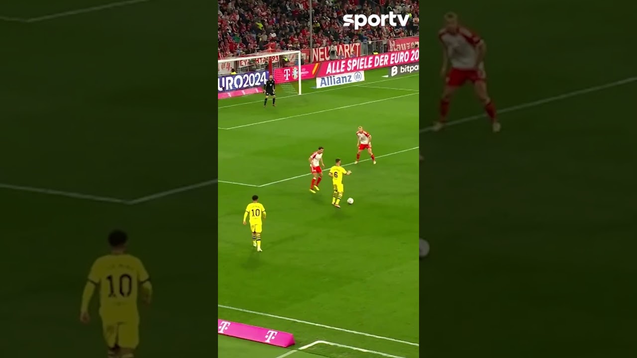 BORUSSIA VENCE BAYERN NO ALLIANZ PELA BUNDESLIGA E ACABA COM TABU DE 10 ANOS | #shorts | ge.globo