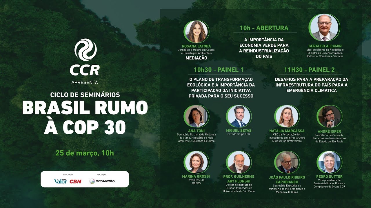 BRASIL RUMO À COP 30 | Ciclo de seminários