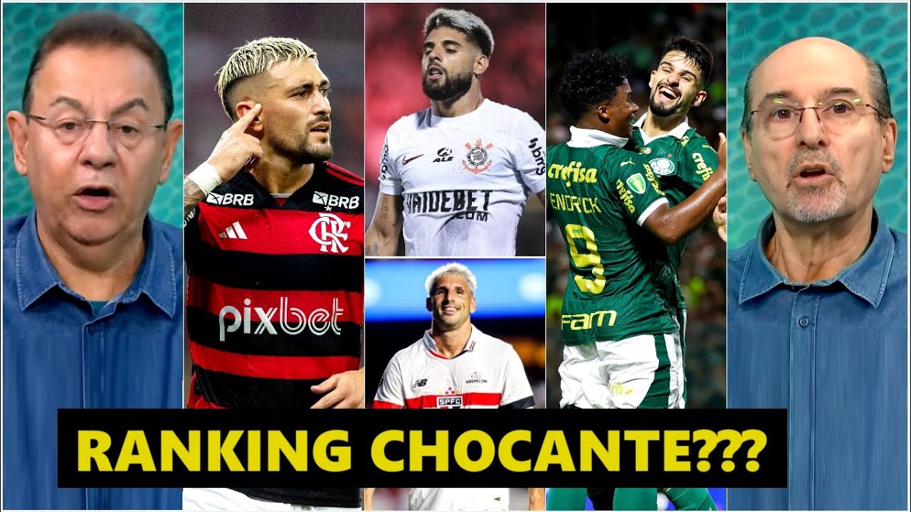 “Cara, é um DOMÍNIO ABSURDO do…” OLHA o que CHOCOU sobre Palmeiras, Flamengo, Corinthians e SPFC!