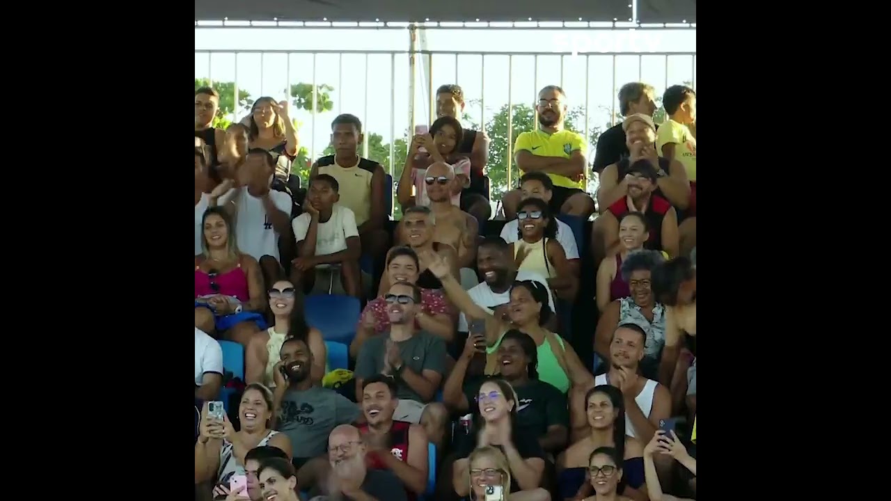 CHINESAS COMEMORAM TÍTULO DANÇANDO THIAGUINHO | CIRCUITO MUNDIAL DE VÔLEI DE PRAIA | sportv