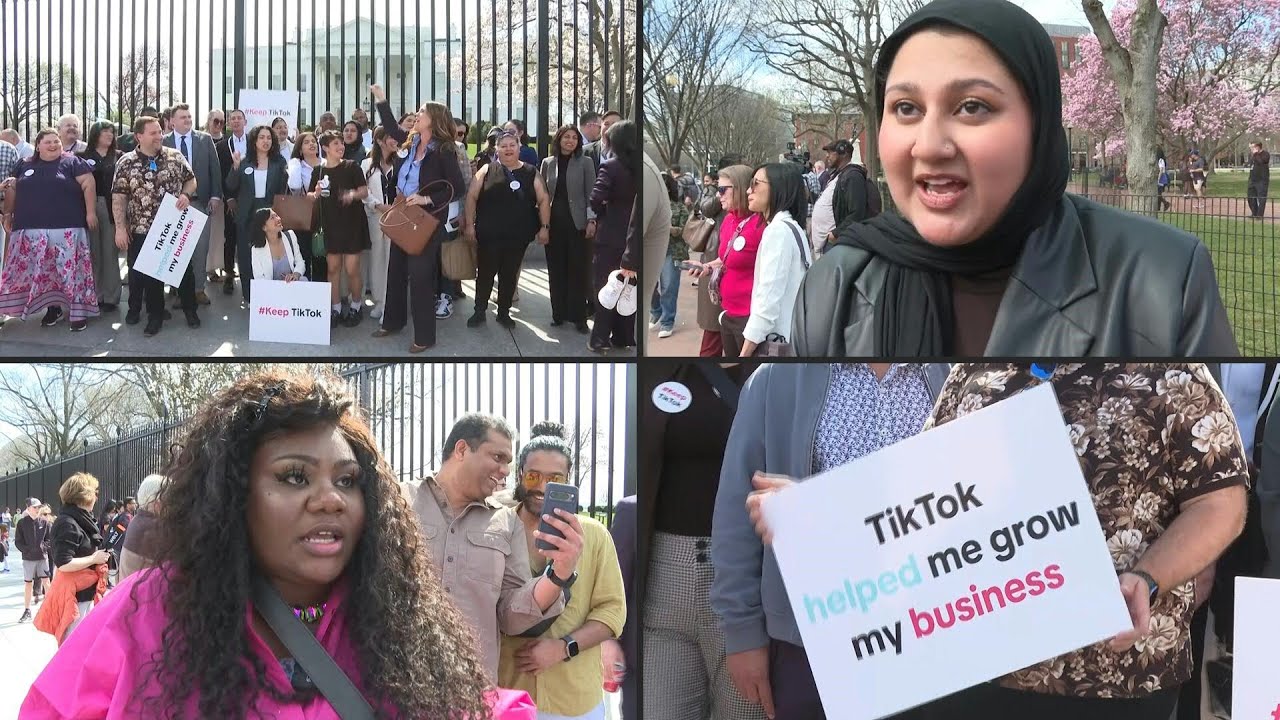 Criadores de conteúdo protestam contra projeto que pode proibir TikTok nos EUA | AFP