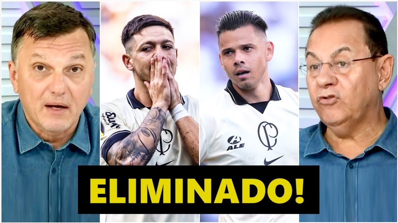 “É UM TREMENDO VEXAME! UMA VERGONHA! O Corinthians foi ELIMINADO do Paulistão e…” VEJA DEBATE!