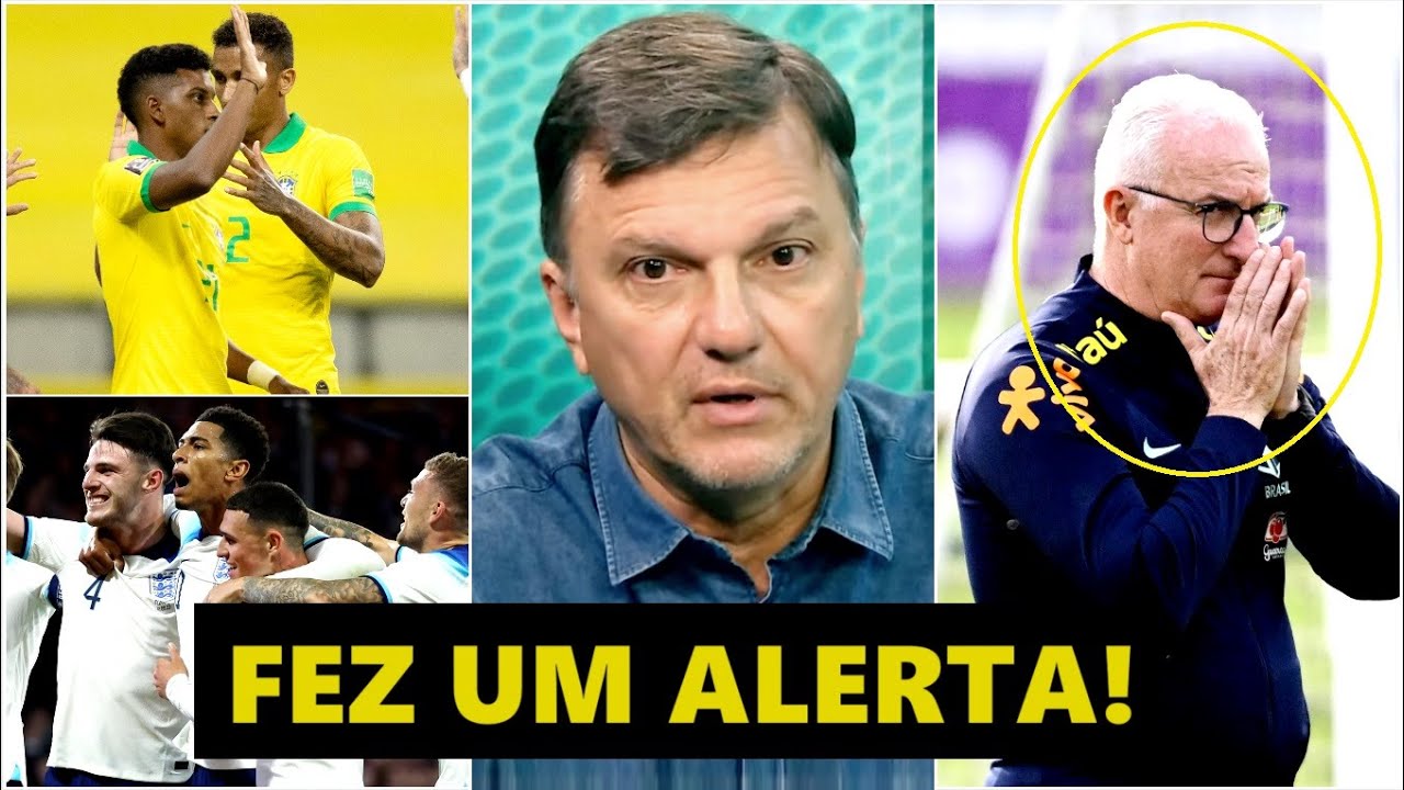 “É uma ESCALAÇÃO ESTRANHA, gente! Se o Brasil NÃO TOMAR UM COURO da Inglaterra…” Mauro Cezar OPINA