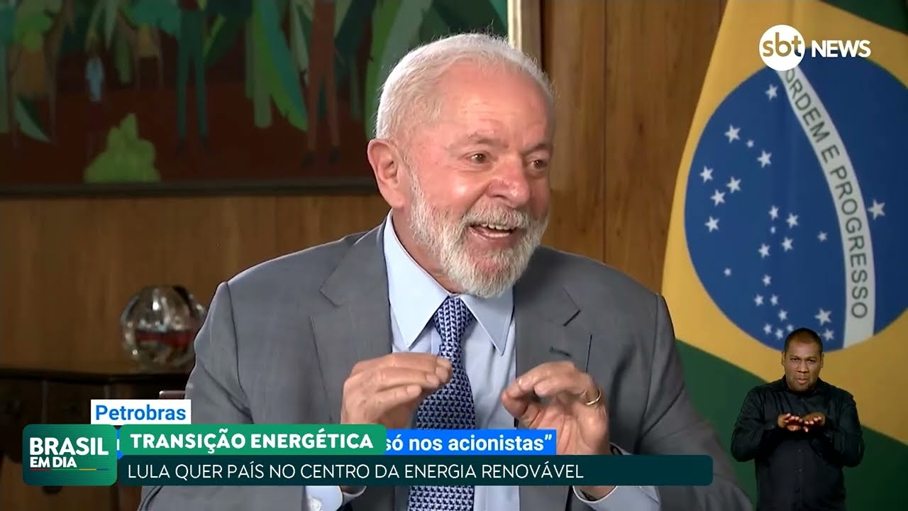 EM ENTREVISTA, LULA FALA DO POTENCIAL DO BRASIL EM PRODUZIR ENERGIA RENOVÁVEL