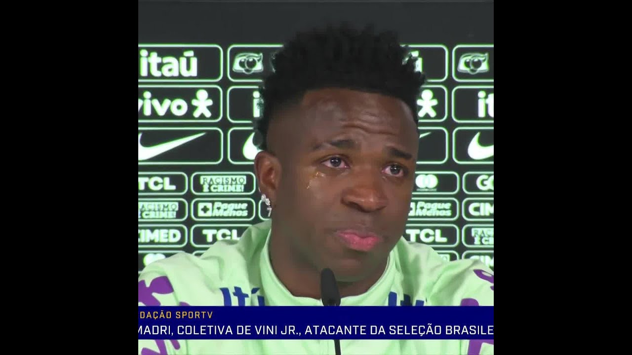 EMOCIONANTE RESPOSTA DE VINI JR SOBRE RACISMO | #shorts | sportv