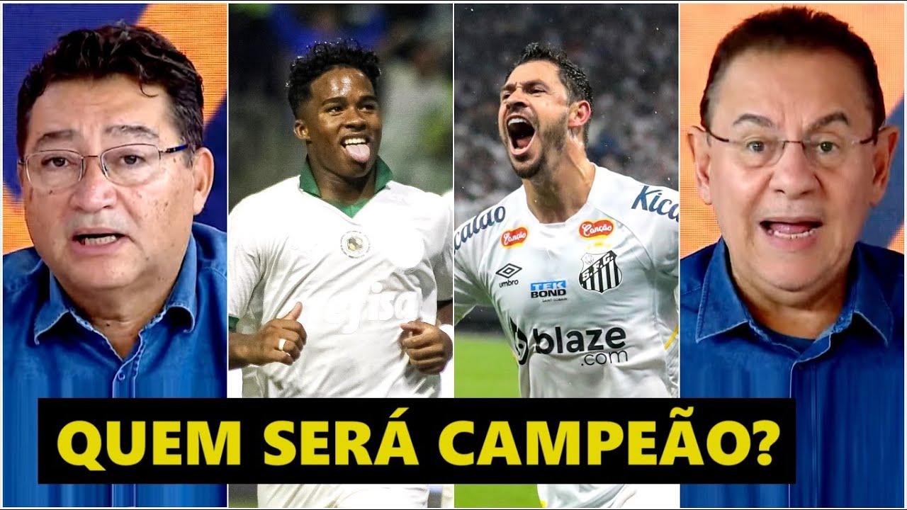 “EU FALO! Eu VOU ME SURPREENDER se o Palmeiras contra o Santos…” OLHA ESSE DEBATE sobre a FINAL!