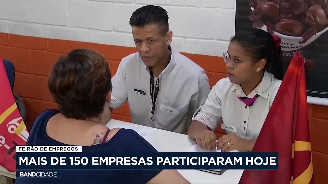Feirão de empregos de Valinhos contou com a participação de mais de 150 empresas