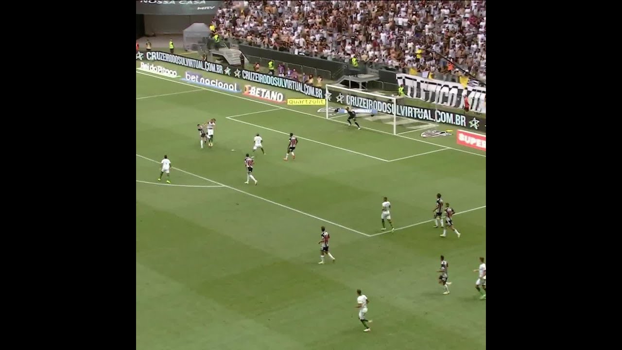 FESTIVAL DE DRIBLES EM ATLÉTICO-MG 2 X 0 AMÉRICA-MG | #shorts  ge.globo