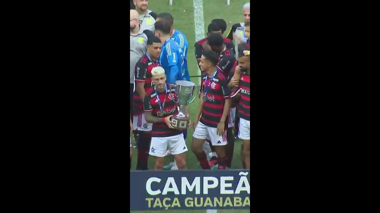 FLAMENGO CAMPEÃO DA TAÇA GUANABARA 2024 🏆| #SHORTS | ge.globo