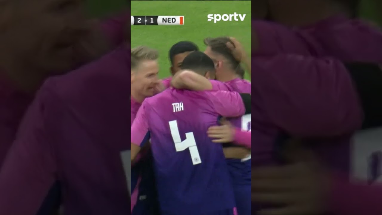FOI GOL OU NÃO FOI? ALEMANHA X HOLANDA CONTAM COM A TECNOLOGIA DA LINHA DO GOL | #shorts | sportv
