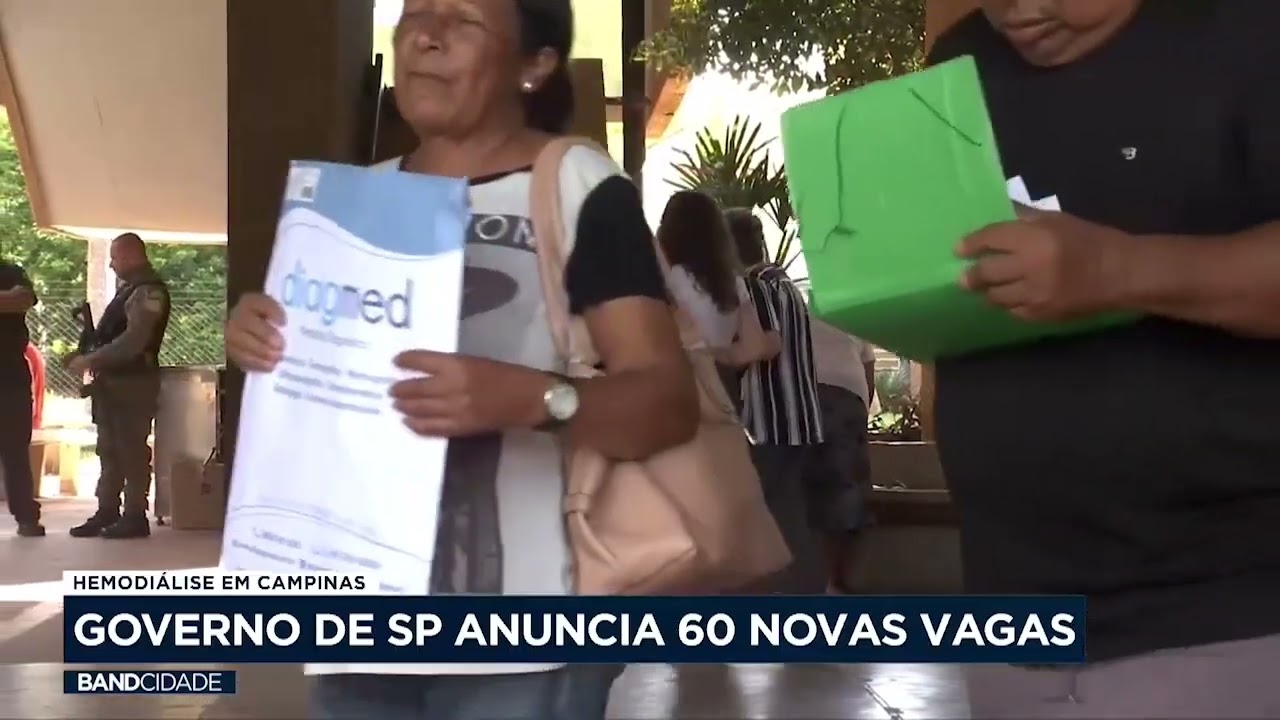 Governo de SP anuncia mais 60 vagas de hemodiálise em Campinas
