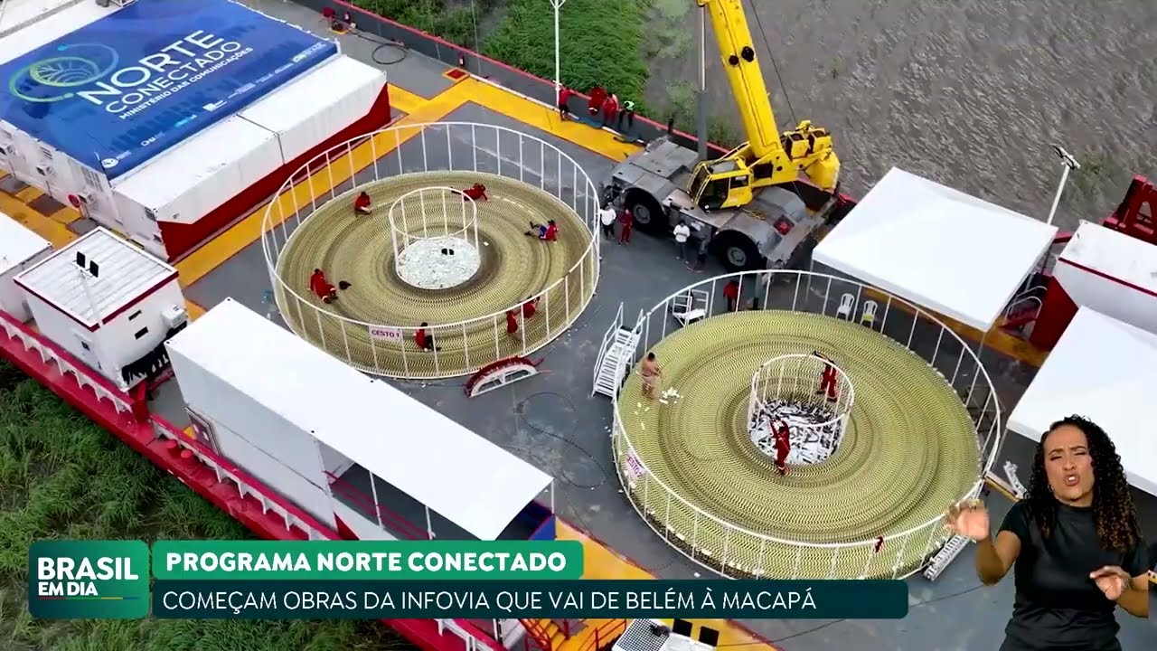 GOVERNO INICIA OBRAS DA INFOVIA 3, QUE VAI LEVAR INTERNET DE ALTA VELOCIDADE A BELÉM E MACAPÁ