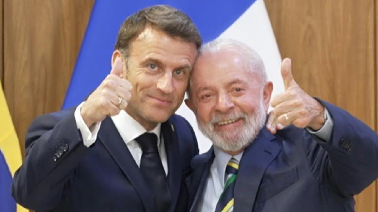 Lula e Macron assinaram 20 acordo | AFP