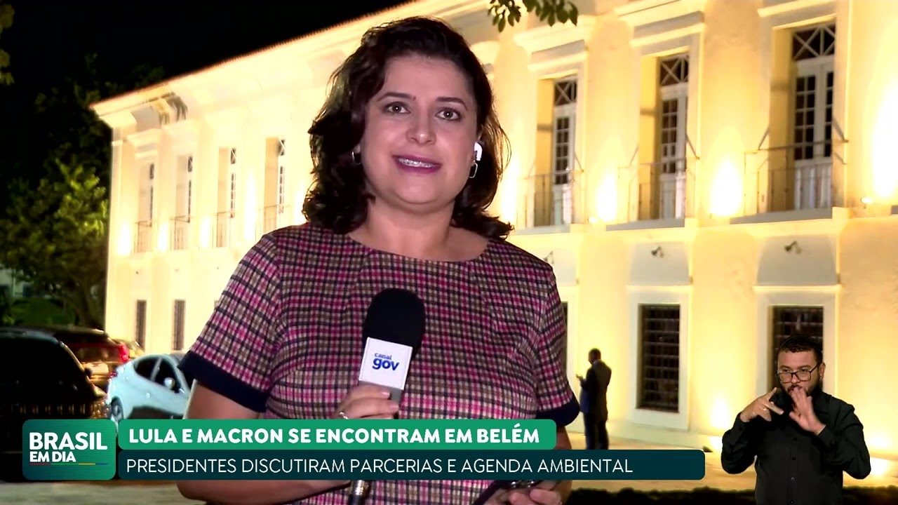 LULA RECEBE PRESIDENTE DA FRANÇA EM BELÉM