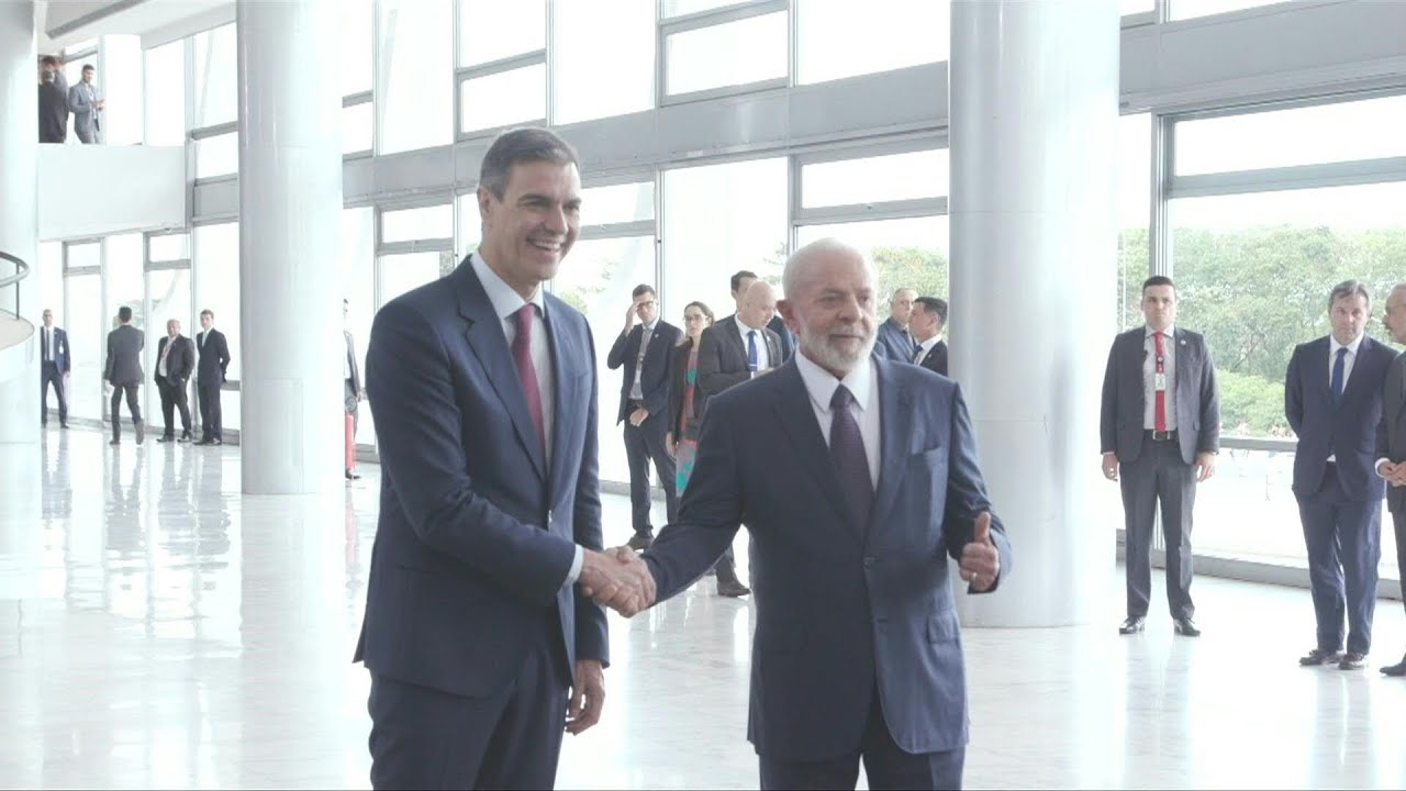Lula recebe presidente do Governo da Espanha, Pedro Sánchez | AFP