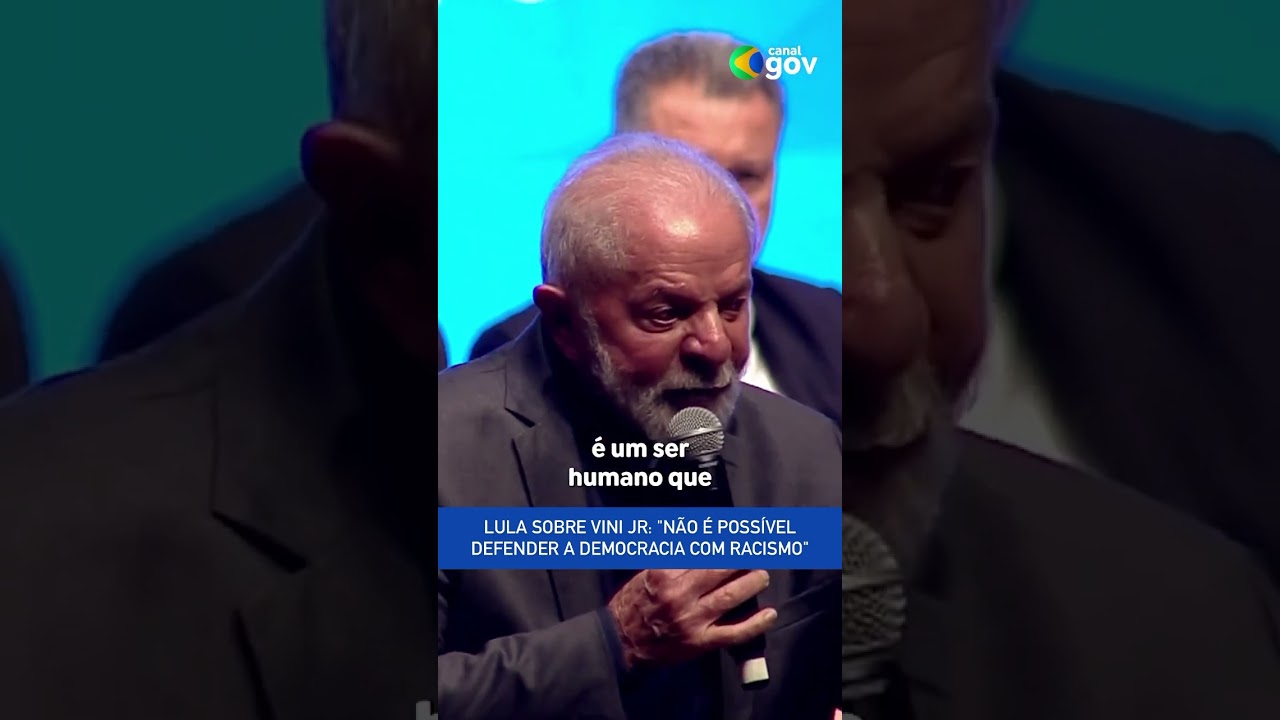 Lula sobre caso Vini Jr: ‘Não é possível defender a democracia com racismo’
