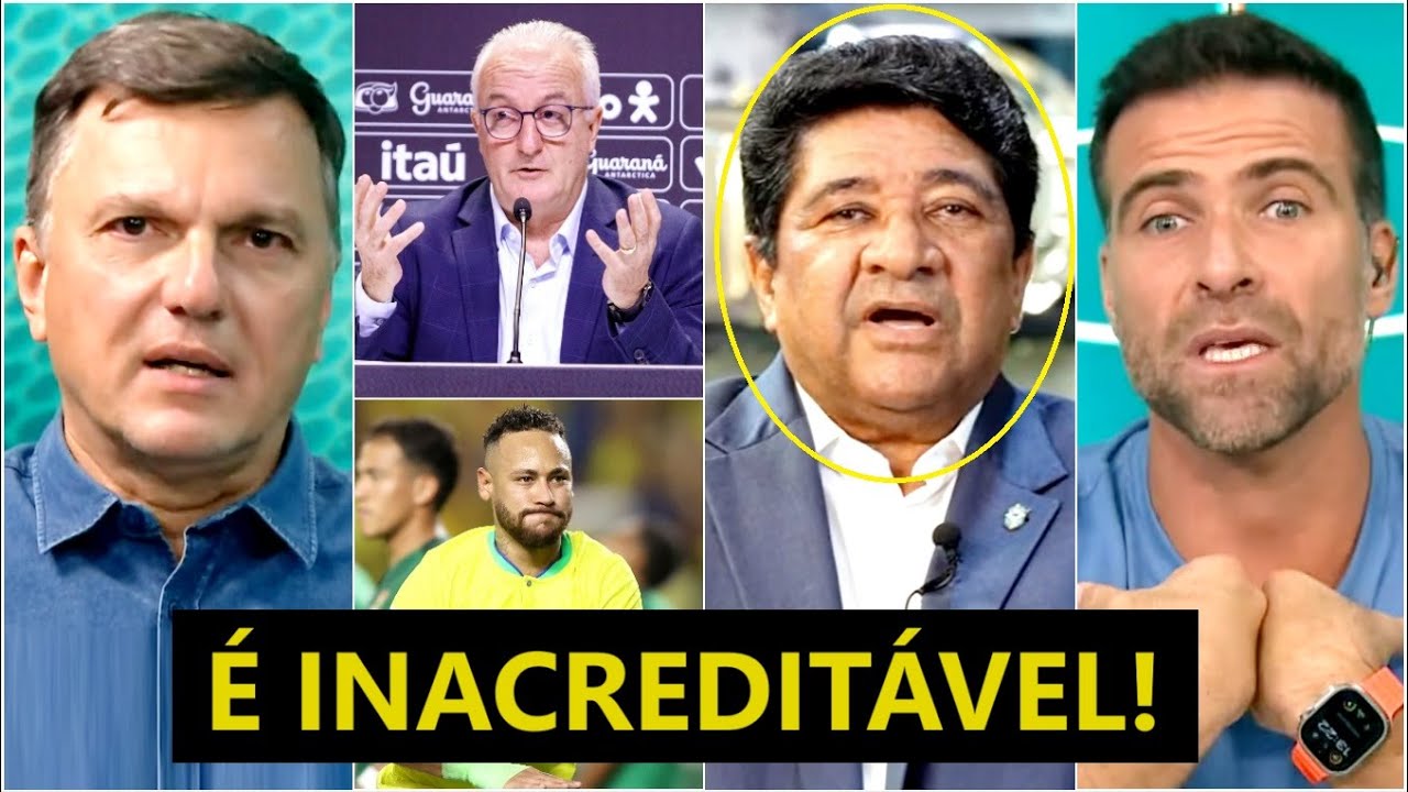 “NÃO DÁ PRA LEVAR ISSO A SÉRIO!” OLHA o que o presidente da CBF FALOU sobre a Seleção Brasileira!