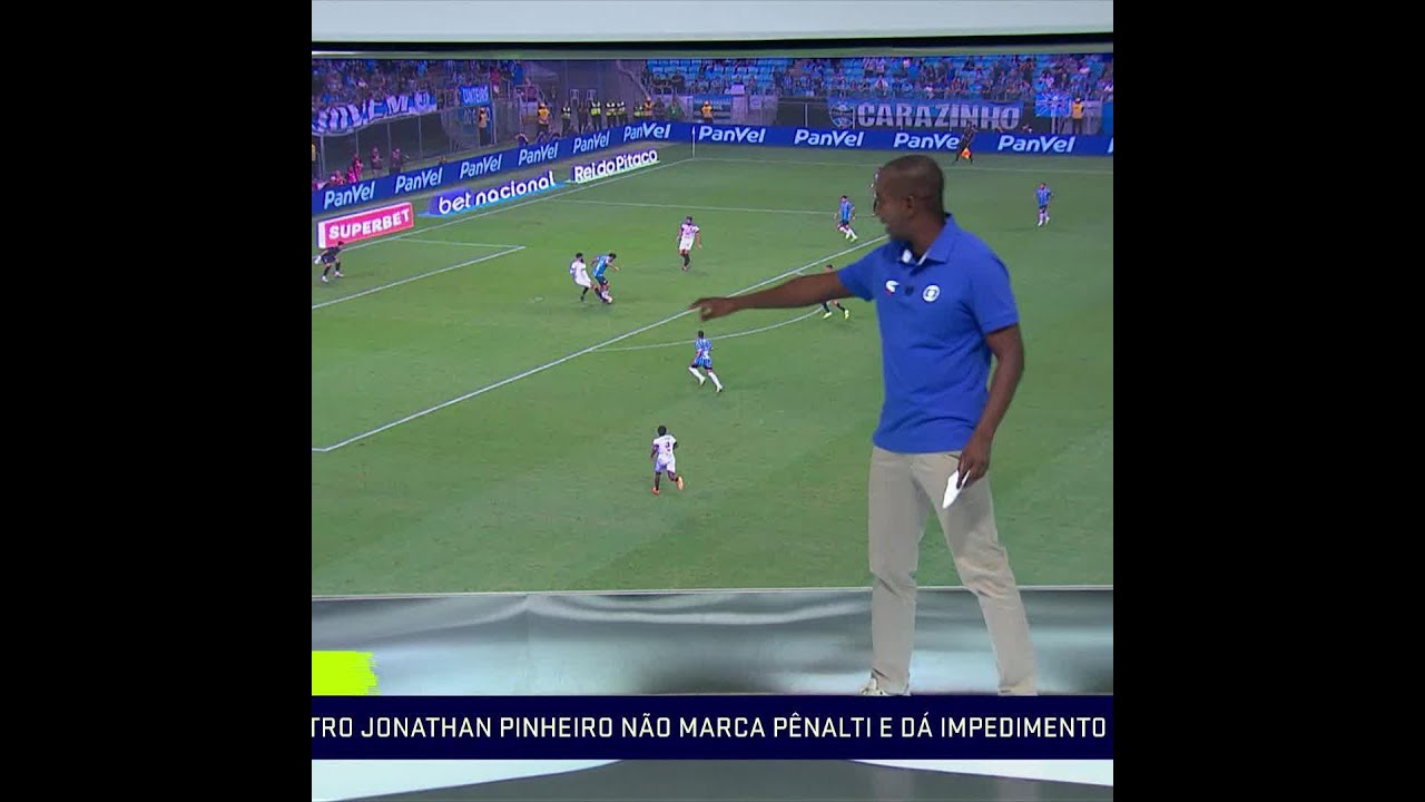 NÃO FOI PÊNALTI E GOL DO GRÊMIO FOI BEM ANULADO, DIZ PC | #shorts | sportv