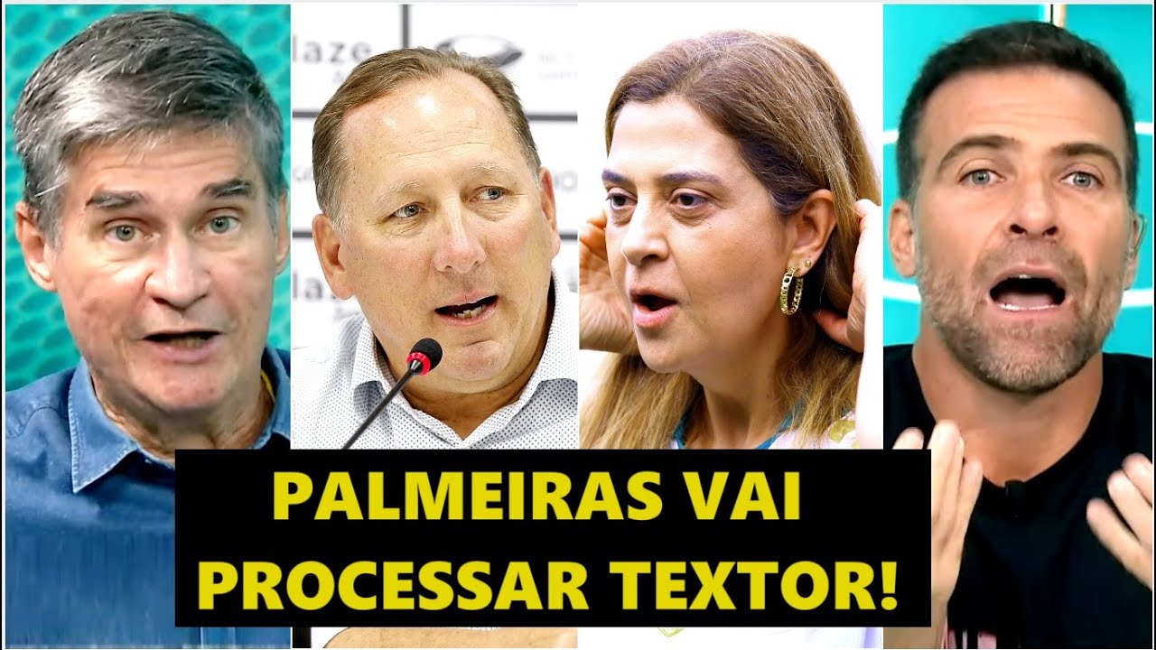 “NÃO! O Textor tá INSINUANDO! Ele que SEJA MACHO e…” Palmeiras PROCESSARÁ o dono do Botafogo!