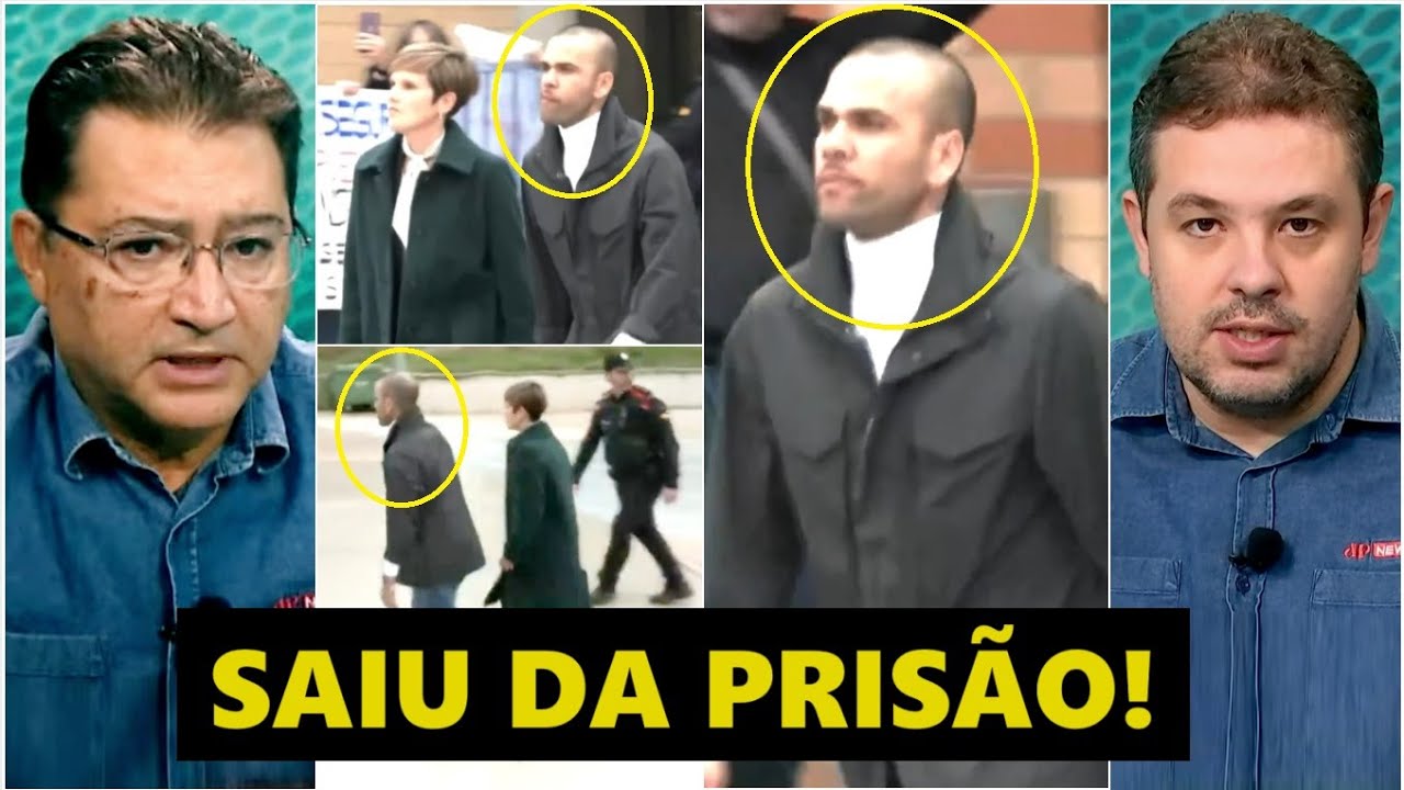 “O Daniel Alves FOI SOLTO! Ele SAIU DA PRISÃO hoje, e a INFORMAÇÃO é que agora…” ÚLTIMAS NOTÍCIAS!