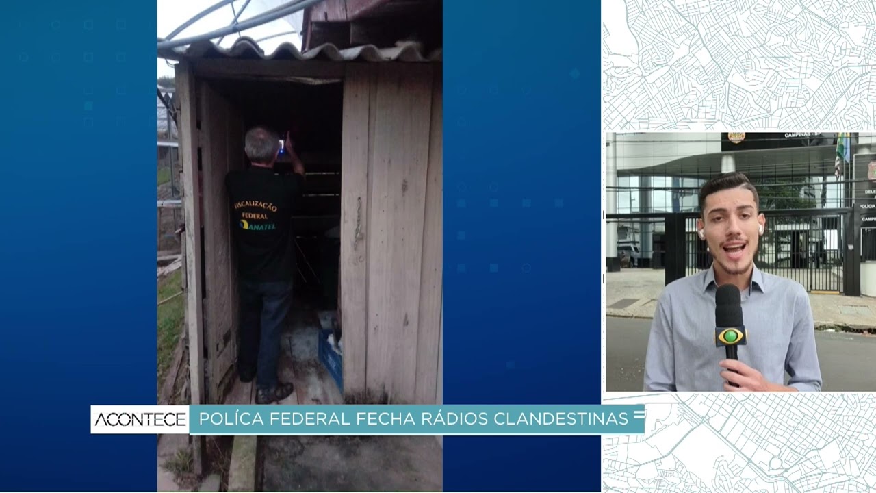 Polícia Federal fecha duas rádios clandestinas e prende dois em flagrante