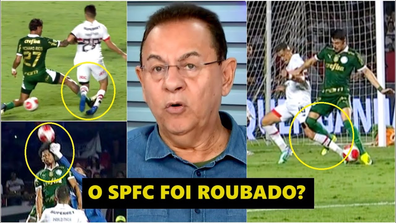 “Se o São Paulo FOI PREJUDICADO pela ARBITRAGEM contra o Palmeiras? Pra mim…” Flavio Prado ANALISA