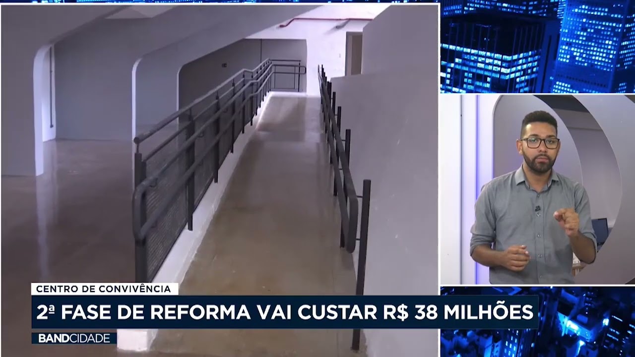 Segunda fase da reforma do Centro de Convivência vai custar R$ 38 milhões