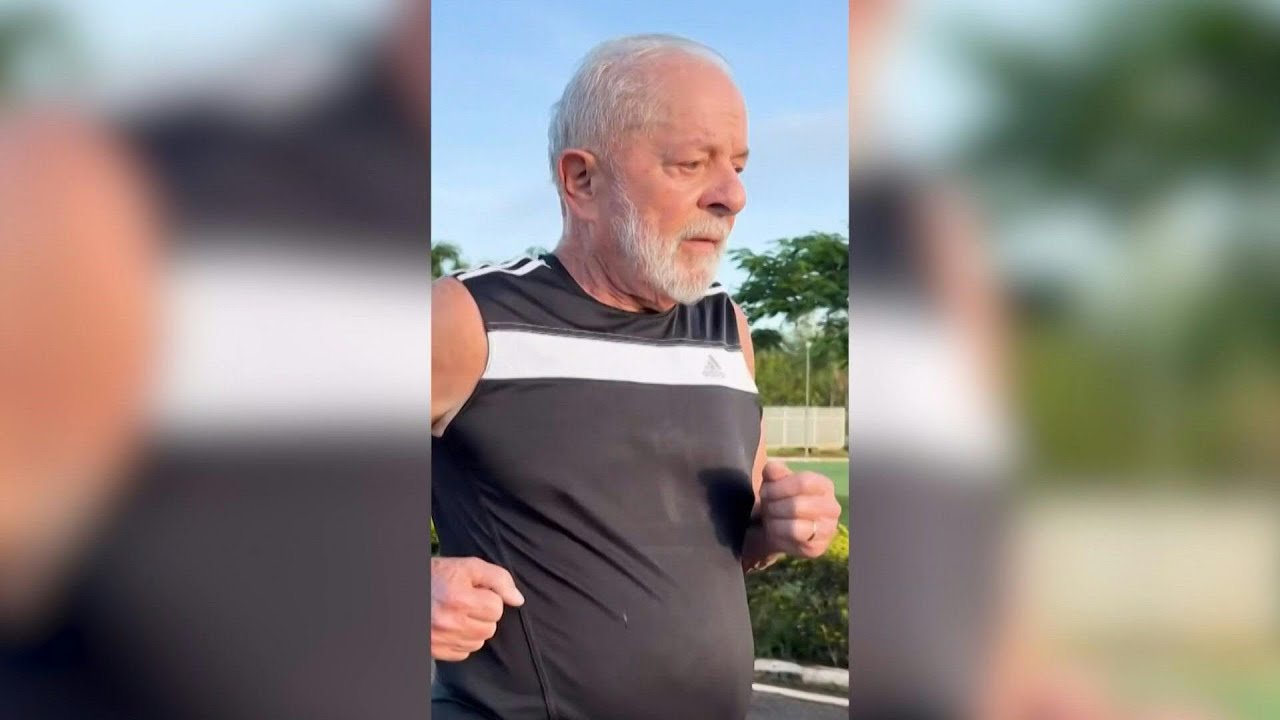 Vídeo do presidente Lula se exercitando viraliza | AFP