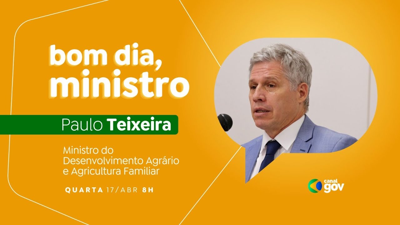 🔴 Bom Dia, Ministro I Paulo Teixeira