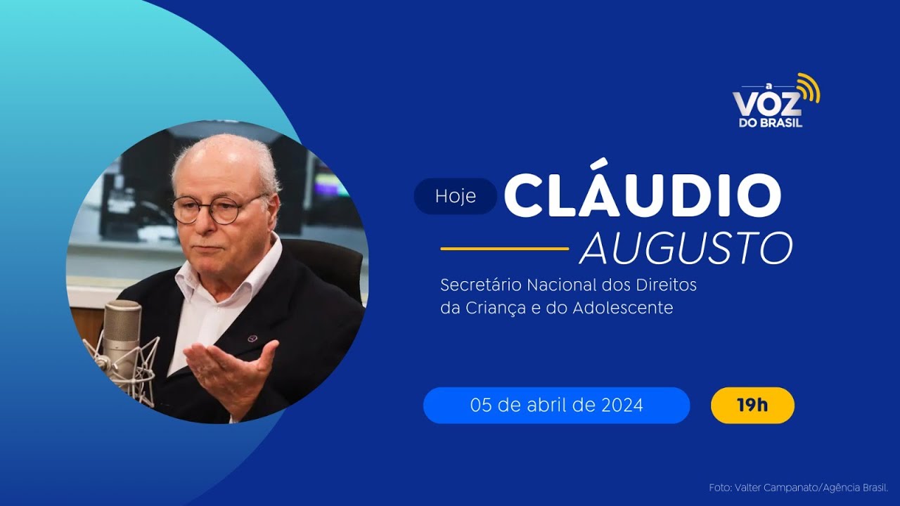 🔴 CLÁUDIO AUGUSTO | A VOZ DO BRASIL